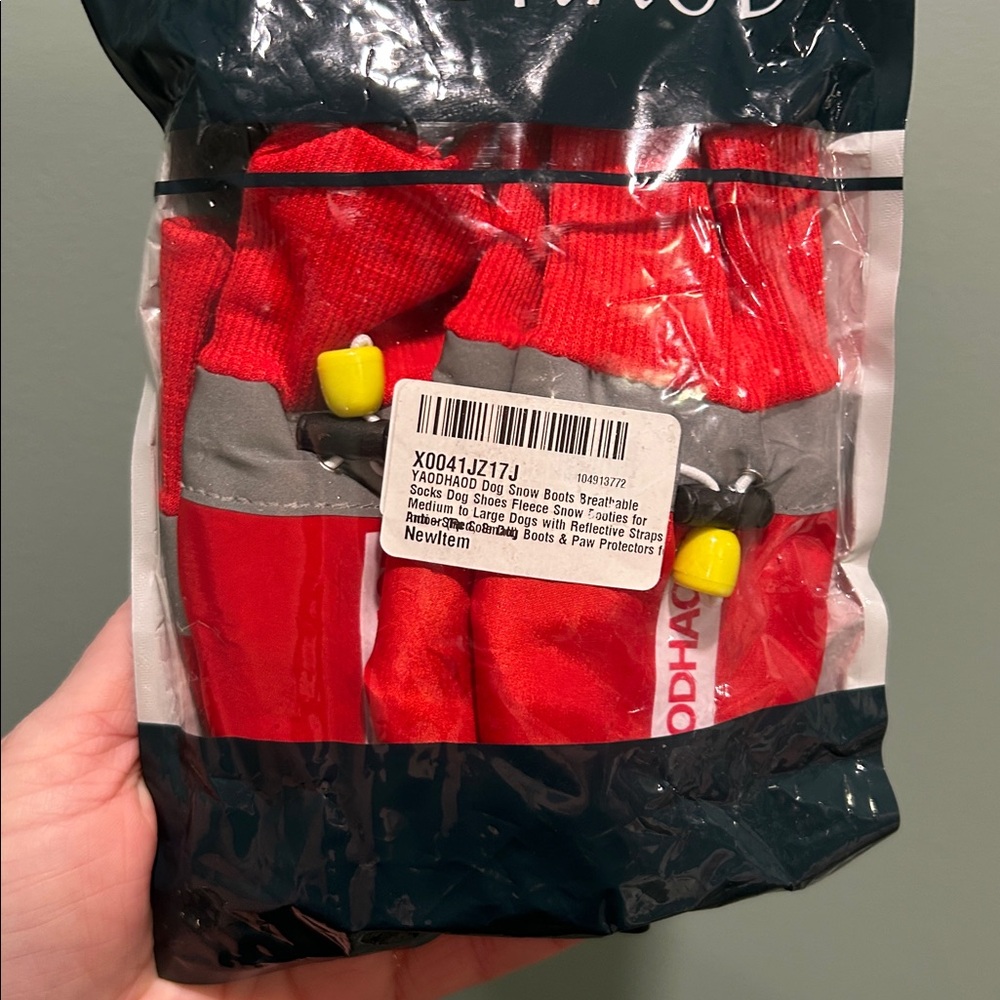 ✨BNWT - Dog Snow Booties - Breathable Socks - Medium to Large Dog✨ - Picture 5 of 6